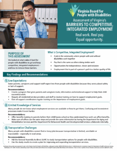 Vista previa de la infografía de evaluación integrada del empleo de barreras competitivas.